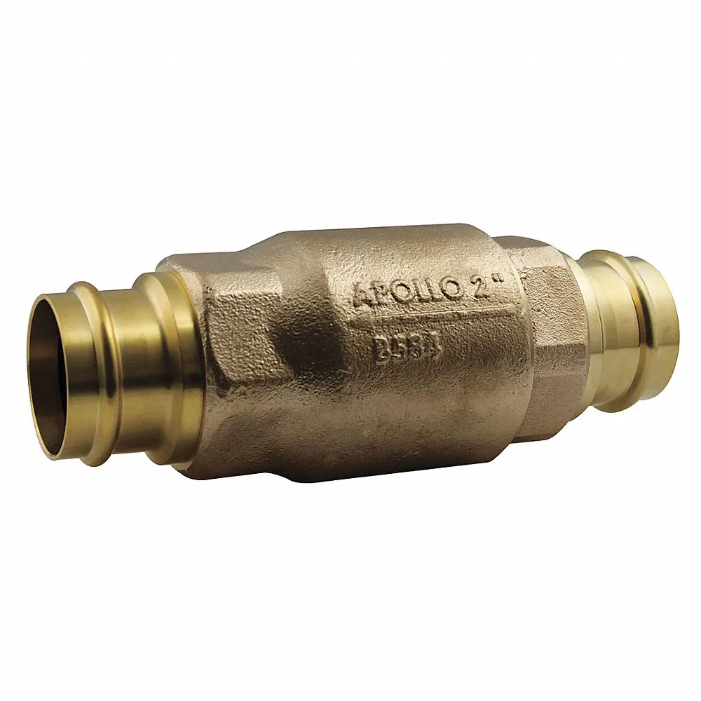 APOLLO VALVES 61LF10501PR Ball Cone Check Valve Low Lead Bronze | AC6WNL 36N620