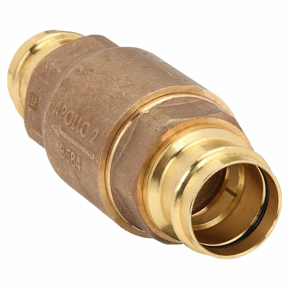 APOLLO VALVES 61LF10801PR Ball Cone Check Valve Low Lead Bronze | AC6WNP 36N623