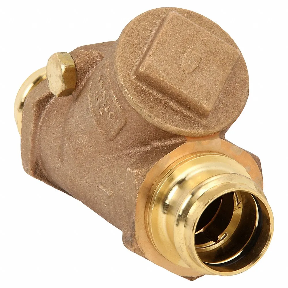 APOLLO VALVES 61YLF205T1PR Swing Check Valve Low Lead Bronze 1 Inch | AC6WNT 36N626