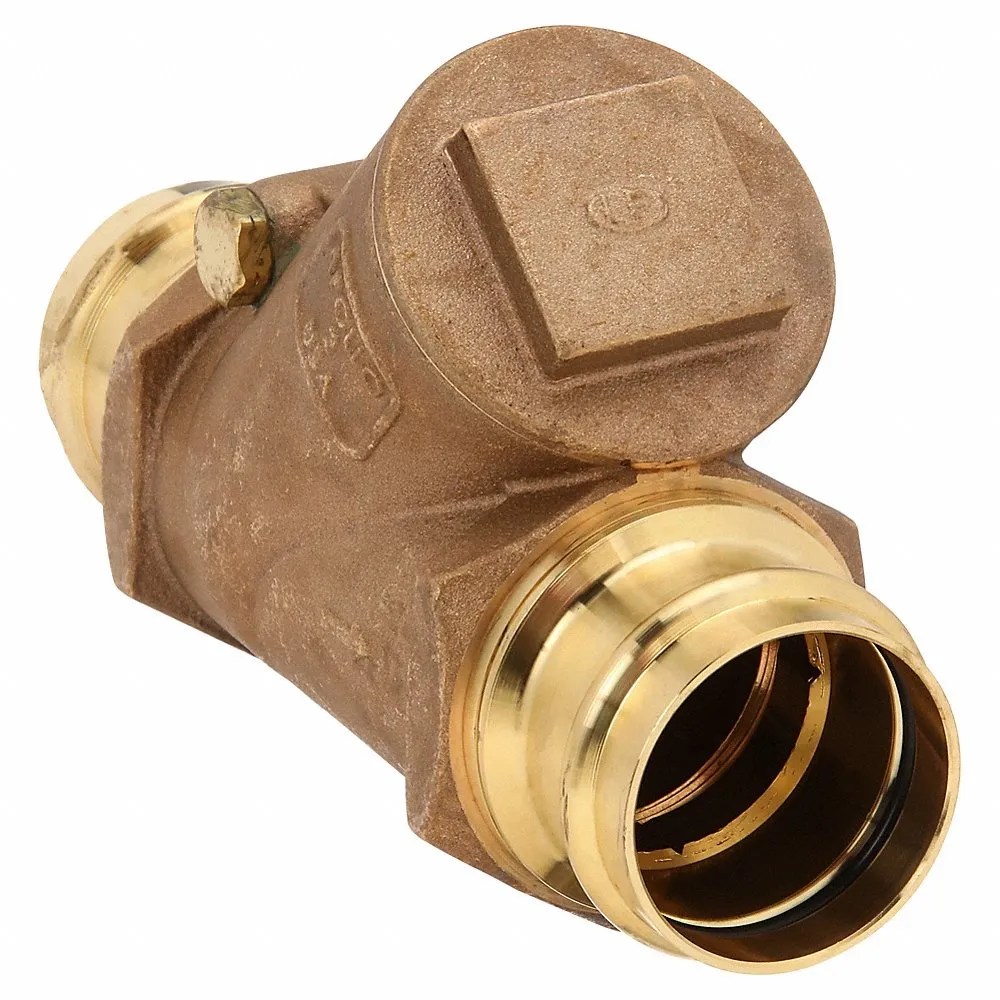 APOLLO VALVES 61YLF208T1PR Swing Check Valve Low Lead Bronze 2 Inch | AC6WNW 36N629