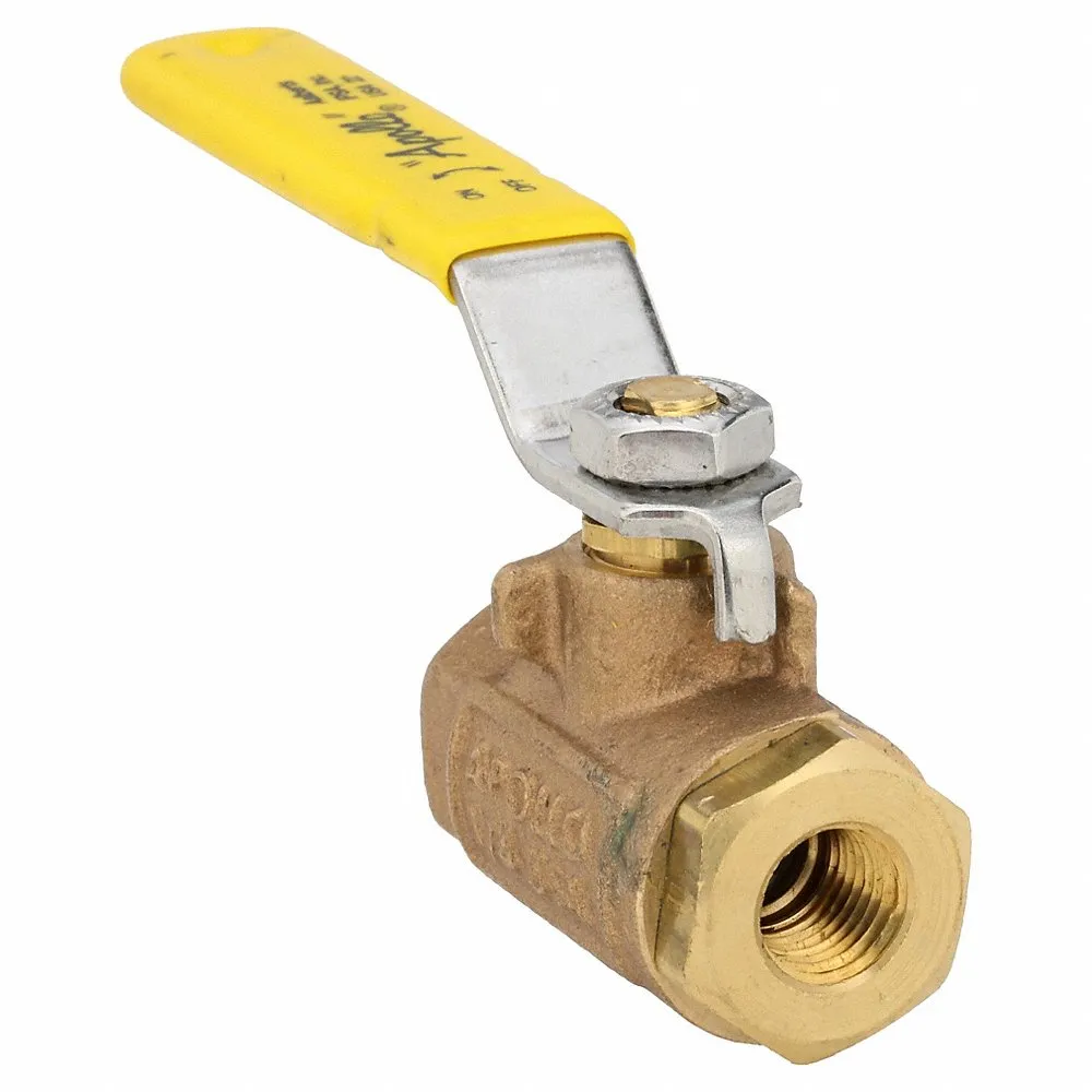 APOLLO VALVES 70-101-10 Bronze Ball Valve Inline Fnpt 1/4 In | AA9MYL 1DZJ5
