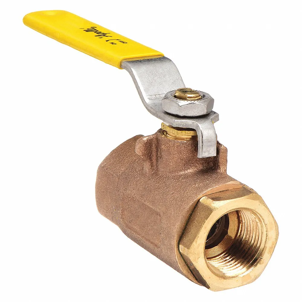 APOLLO VALVES 70-104-10 Bronze Ball Valve Inline Fnpt 3/4 In | AA9MYD 1DZH7