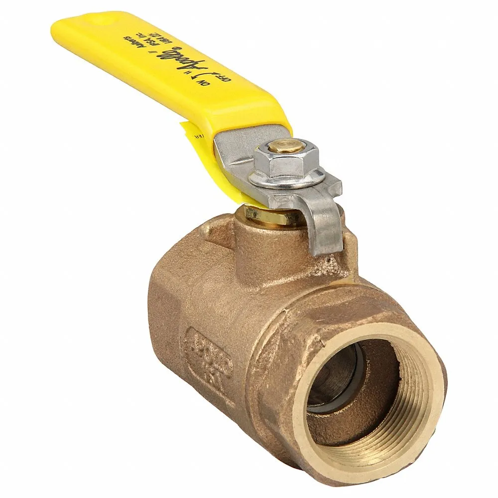 APOLLO VALVES 70-106-10 Bronze Ball Valve Inline Fnpt 1-1/4 In | AA9MYF 1DZH9