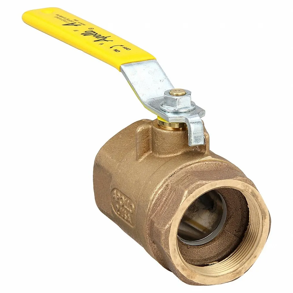 APOLLO VALVES 70-108-01 Bronze Ball Valve Inline Fnpt 2 In | AE9LJA 6KK54