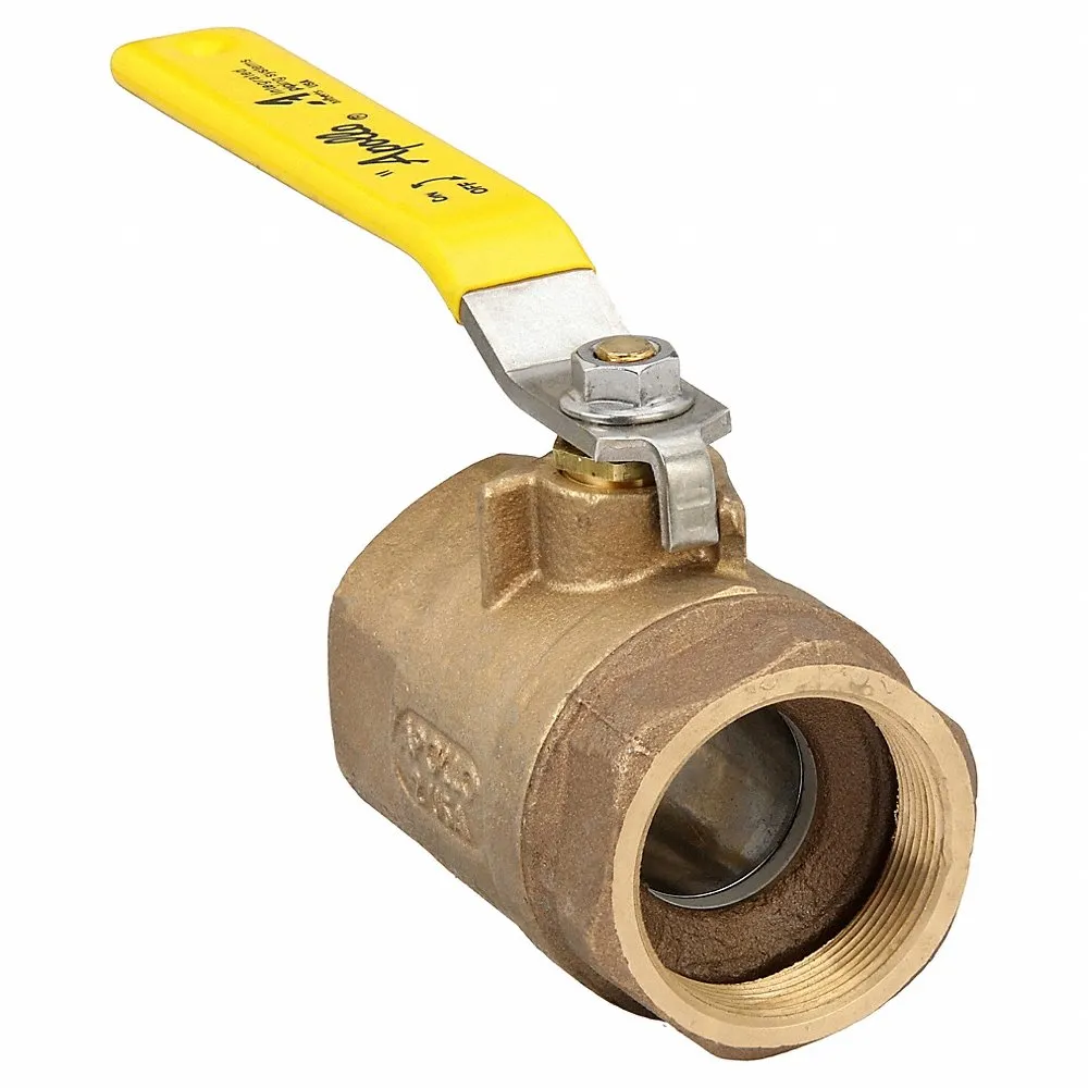 APOLLO VALVES 70-108-10 Bronze Ball Valve Inline Fnpt 2 In | AA9MYH 1DZJ2