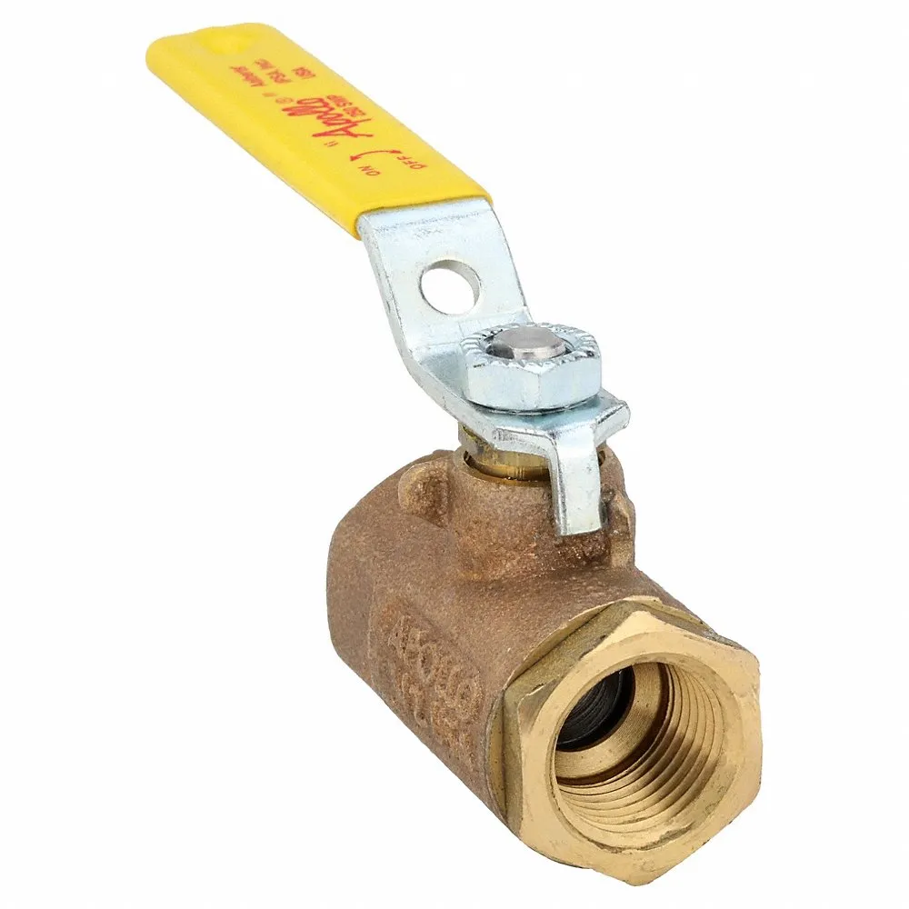 APOLLO VALVES 70-143-64 Bronze Ball Valve Inline Fnpt 1/2 In | AE4UDG 5MU29