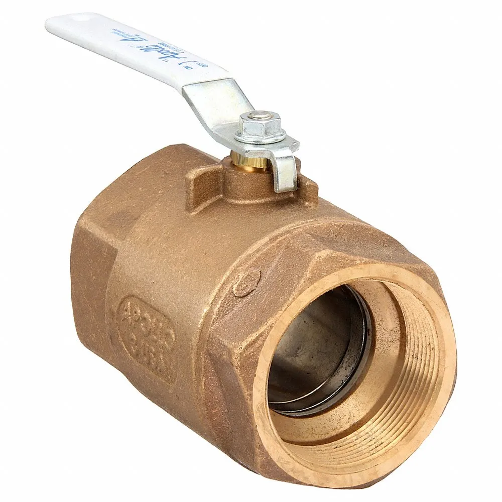 APOLLO VALVES 70LF-100-01 Lead-free Bronze Ball Valve Inline Fnpt 3 In | AD3MBA 40D889