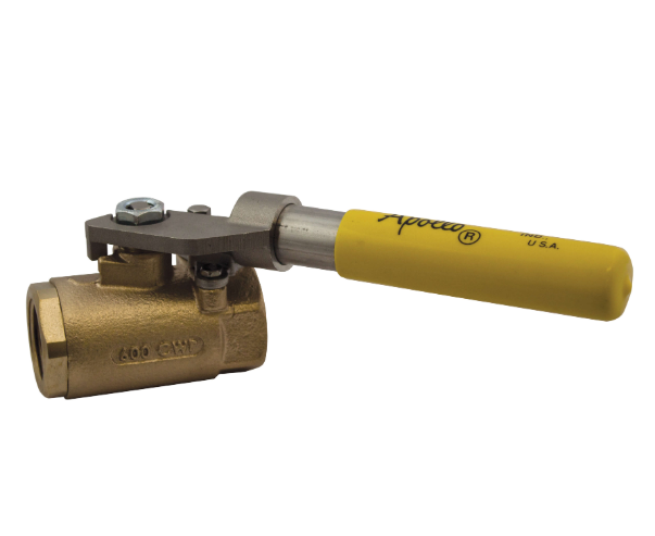 APOLLO VALVES 71545P08 Ball Valve, Spring Return, Size 1 Inch BSPP, Bronze | CA7LUY