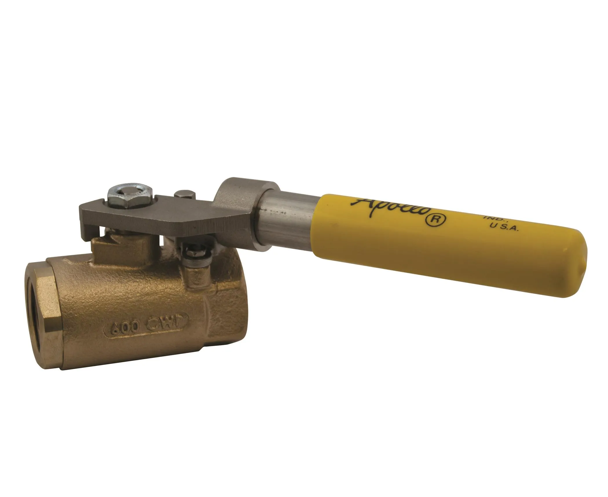 APOLLO VALVES 7150208 Ball Valve, Spring Return, Size 3/8 Inch NPT, Bronze | CA3NCR