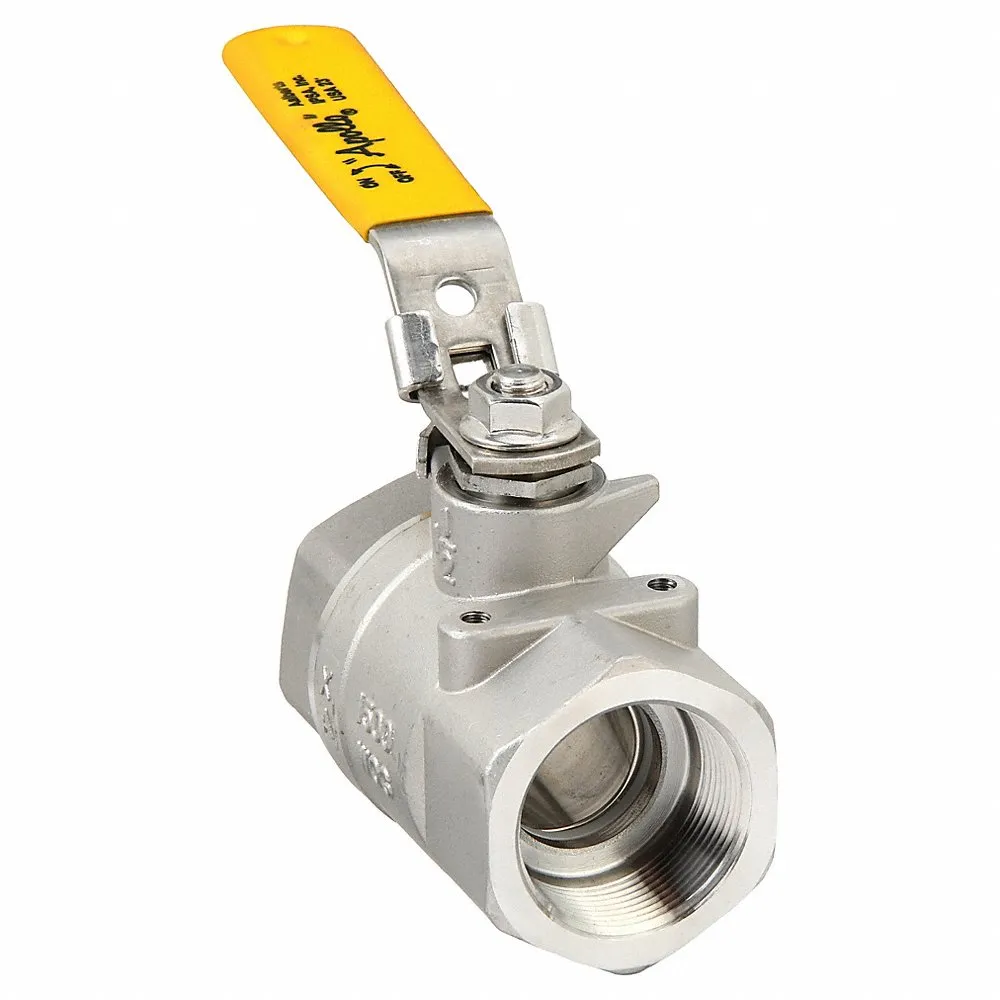 Ball Valve, 1 1/2 in Pipe, Std, 1,500 psi CWP, -50 to 450 Deg. F, Locking Lever Handle