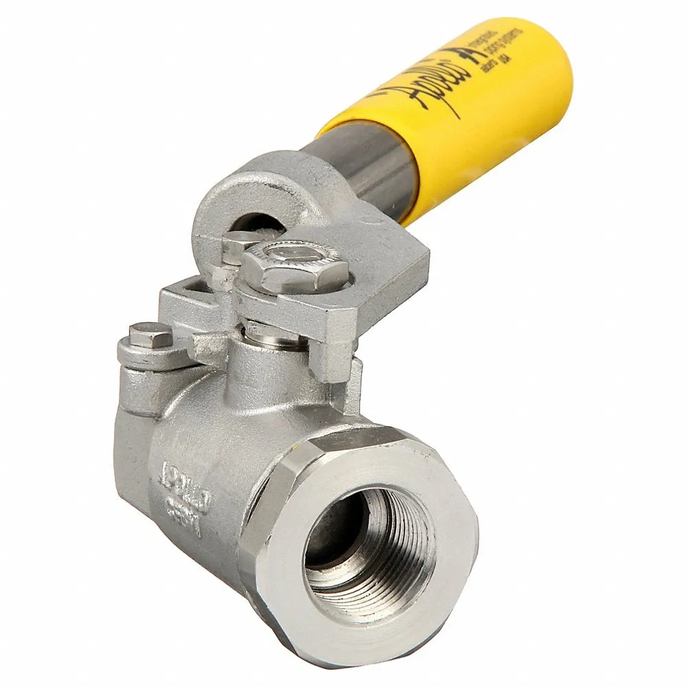 Ball Valve, 3/4 in Pipe, Std, 2,000 psi CWP, -50 to 500 Deg. F, Spring Return Handle, Female NPT