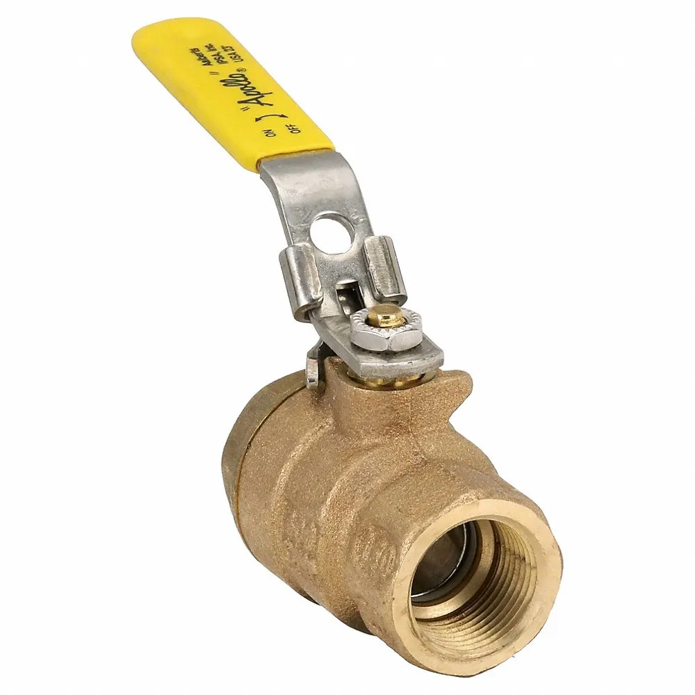 APOLLO VALVES 77C10427A Ball Valve, 3/4 Inch NPT, Bronze, Full Port, Latch Lever | CC3NWV