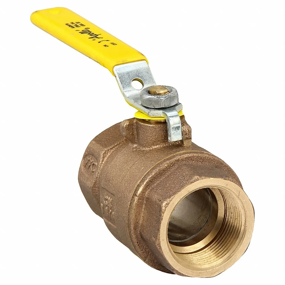 APOLLO VALVES 77C10601A Ball Valve, 1-1/4 Inch NPT, Bronze, Full Port | CB3NQC