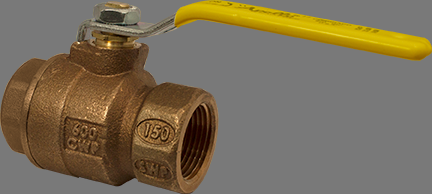 APOLLO VALVES 77C107ULA Ball Valve, 1-1/2 Inch NPT, Bronze, Full Port | CB7ZGY