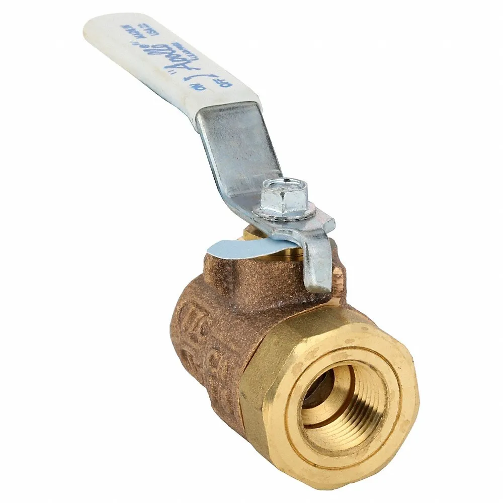APOLLO VALVES 77CLF10201A Ball Valve, 3/8 Inch NPT, Bronze, Full Port | CA9RTT