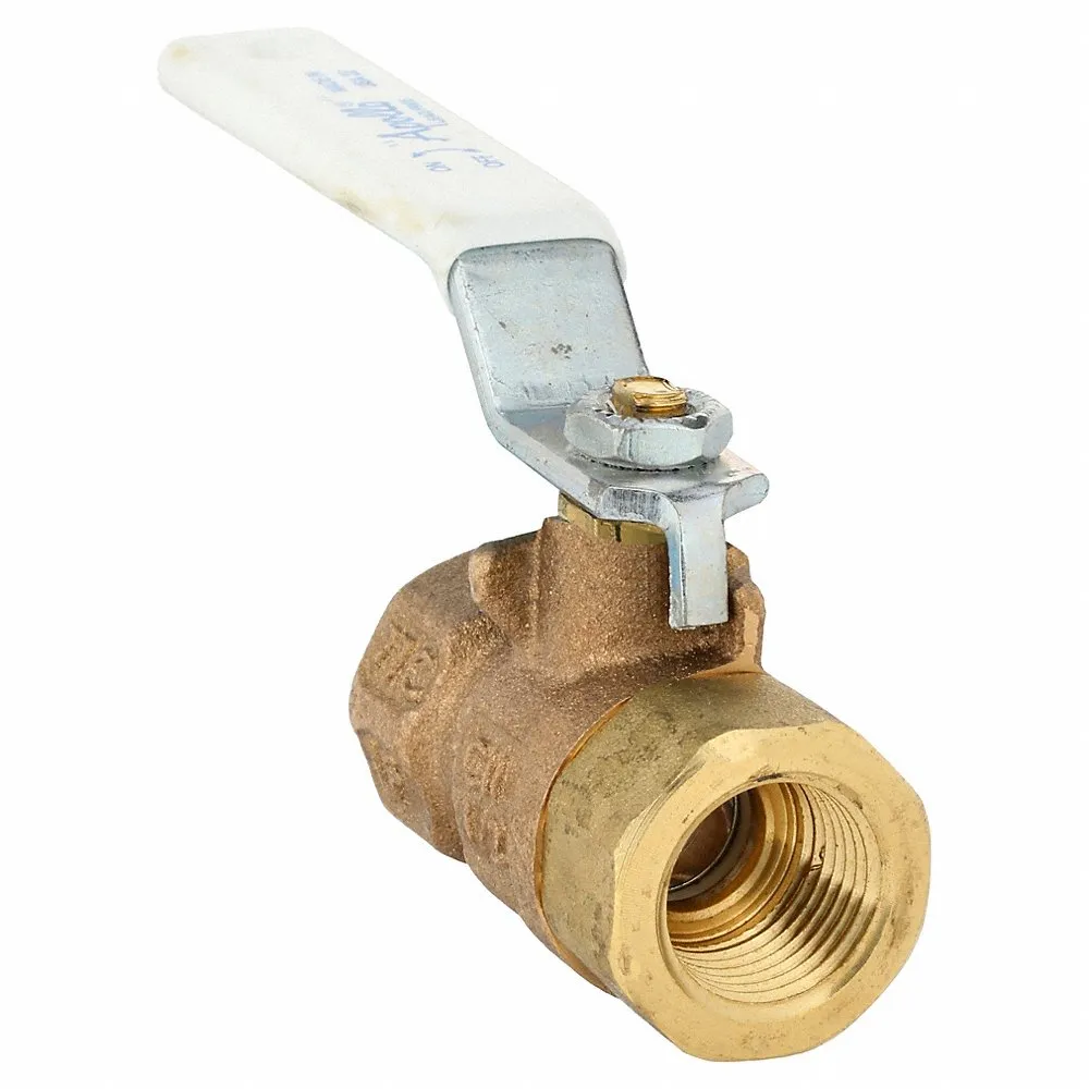 APOLLO VALVES 77CLF10301A Ball Valve, Lead-Free Bronze, Inline, 2-Piece, 1/2 Inch Pipe Size | CA9RTP