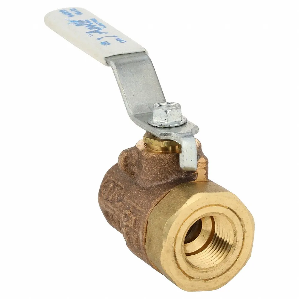 APOLLO VALVES 77CLF14201A Ball Valve, 3/8 Inch NPT, Bronze, Full Port, Stainless Steel, Ball And Stem | CC6NKW