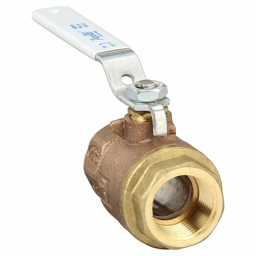 APOLLO VALVES 77CLF14501A Ball Valve, Size 1 Inch NPT, Bronze, Full Port, Stainless Steel, Ball And Stem | BZ8DGN