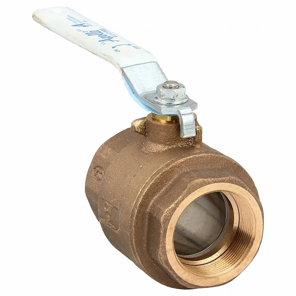 APOLLO VALVES 77CLF14801A Ball Valve, Size 2 Inch NPT, Bronze, Full Port, Stainless Steel, Ball And Stem | BZ8DHB