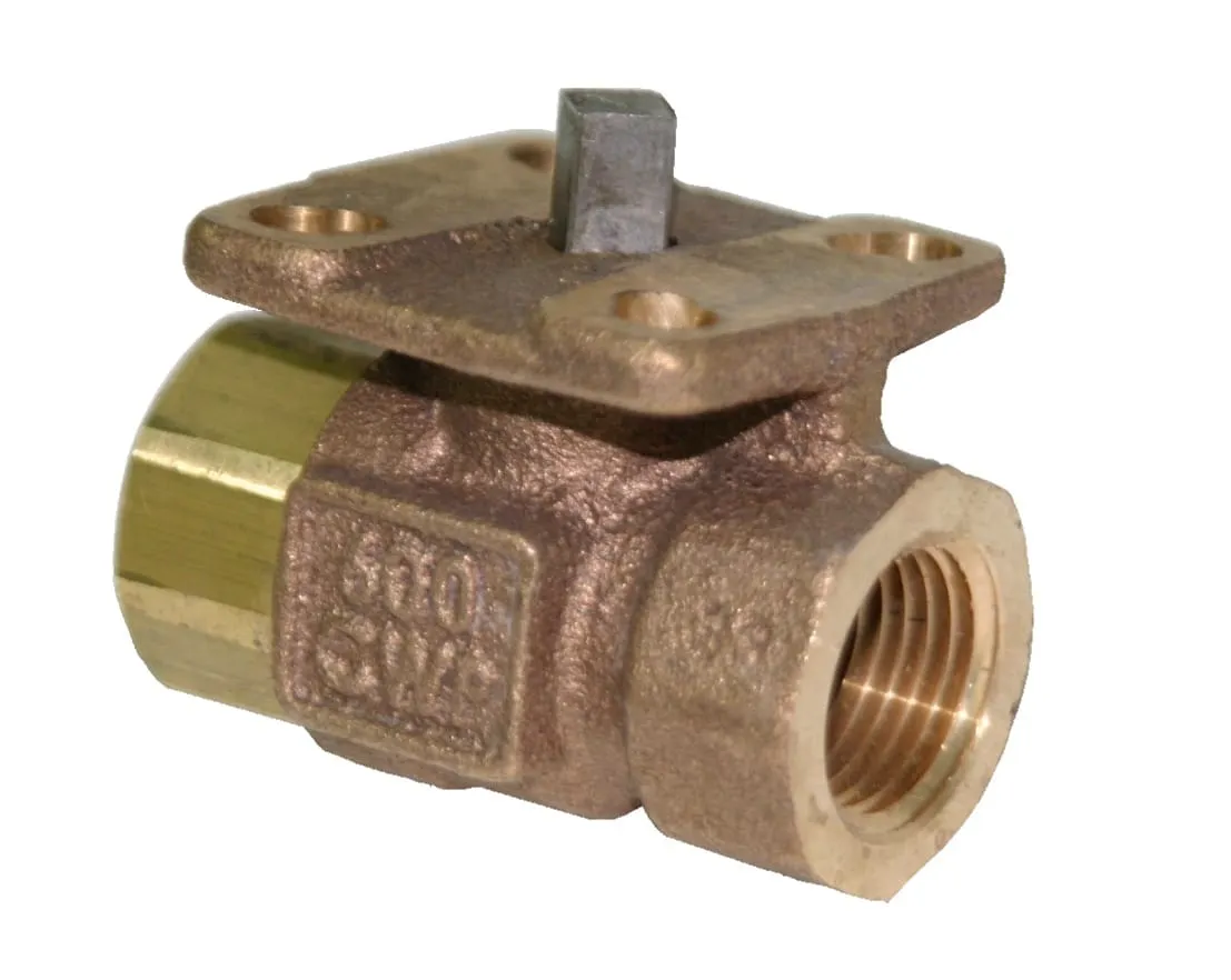 APOLLO VALVES 77D14301E Ball Valve, 1/2 Inch NPT, Bronze, Full Port | CC4NVG