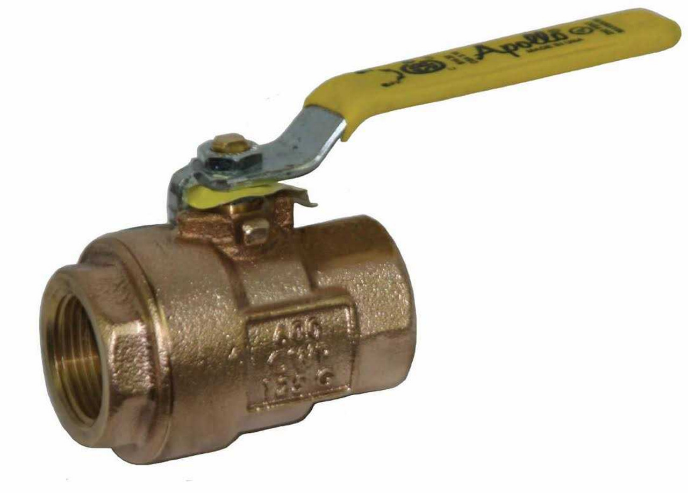 APOLLO VALVES 77G104UL Ball Valve, Size 3/4 Inch NPT, Full Port, Csa, Bronze | BY8QQC