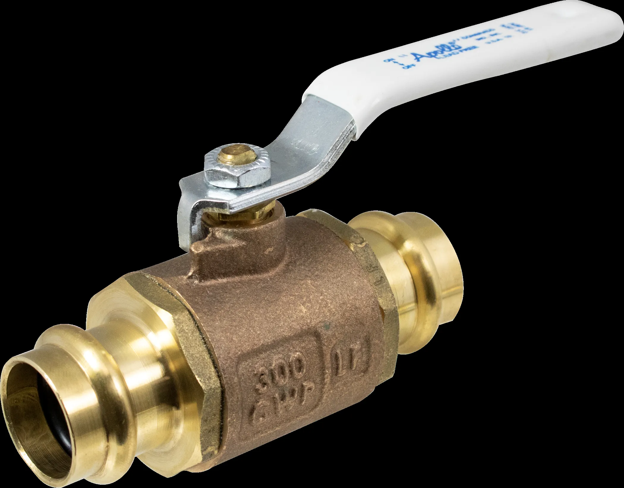 APOLLO VALVES 77WLF14701A Ball Valve, 1 1/2 Inch Pipe, 1 1/2 Inch Tube, 300 PSI | CR2BAT 56EE01