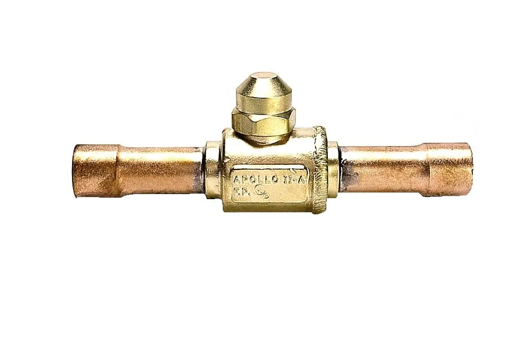 APOLLO VALVES 7970201A Ball Valve, Refrigerator, 1/2 Inch Size, Full Port | BY4EUH