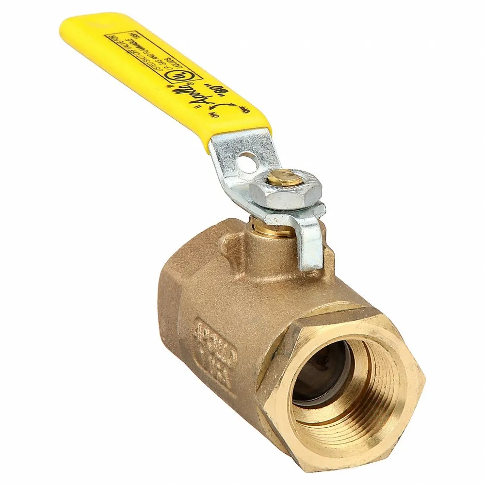 APOLLO VALVES 80-105-01 Bronze Gas Ball Valve Inline Fnpt 1 In | AA9DBA 1CKH9