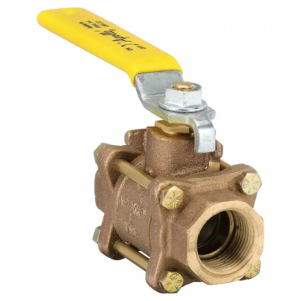 APOLLO VALVES 82-105-01 Bronze Ball Valve Inline Fnpt 1 In | AA9DHK 1CLD1