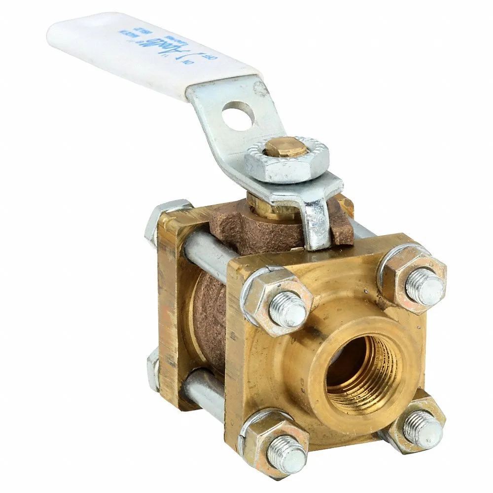 APOLLO VALVES 82LF-102-01 Lead-free Bronze Ball Valve Inline Fnpt 3/8 In | AD3MCK 40D937