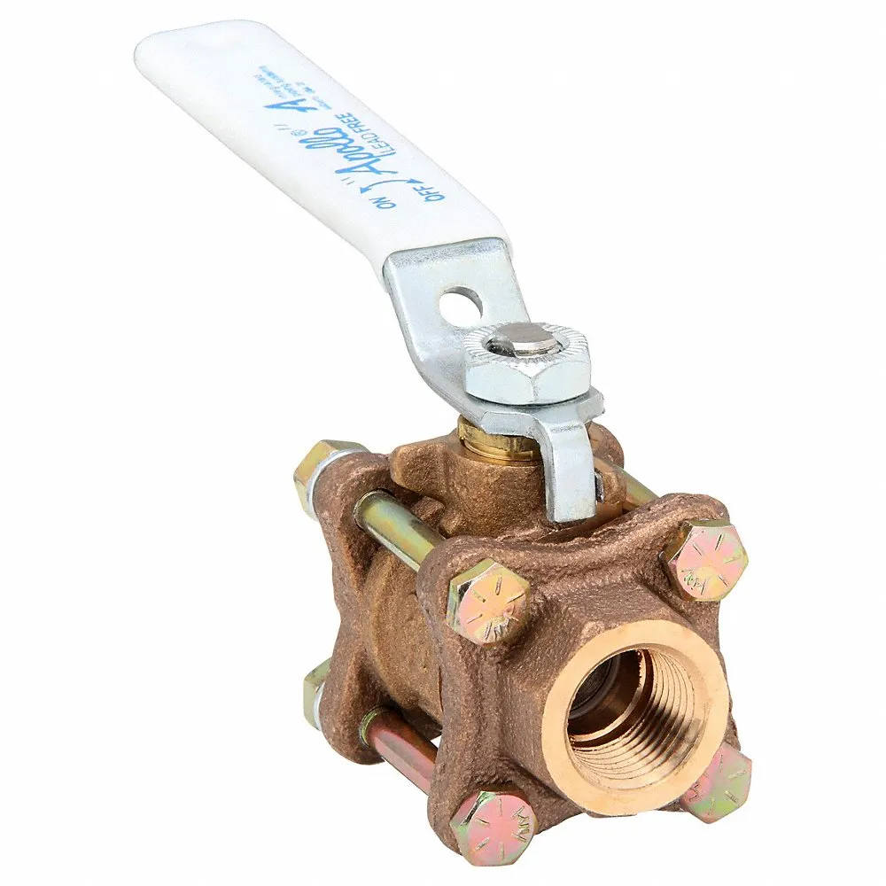 APOLLO VALVES 82LF14301 Lead-free Bronze Ball Valve Inline Fnpt 1/2 In | AD3MCW 40D947 / 82LF-143-01