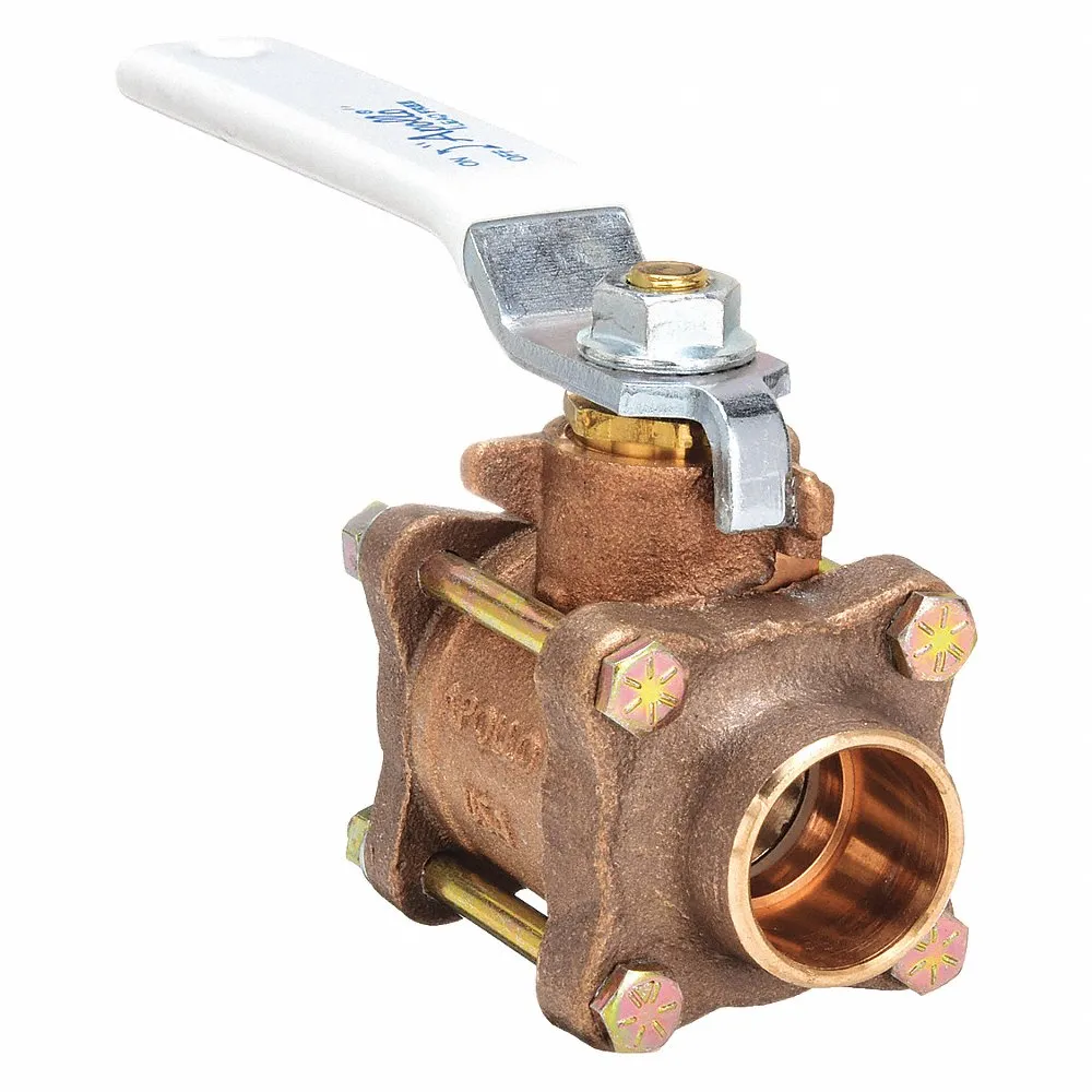 APOLLO VALVES 82LF24301 Lead-free Bronze Ball Valve Solder 1/2 In | AD3MDL 40D961 / 82LF-243-01