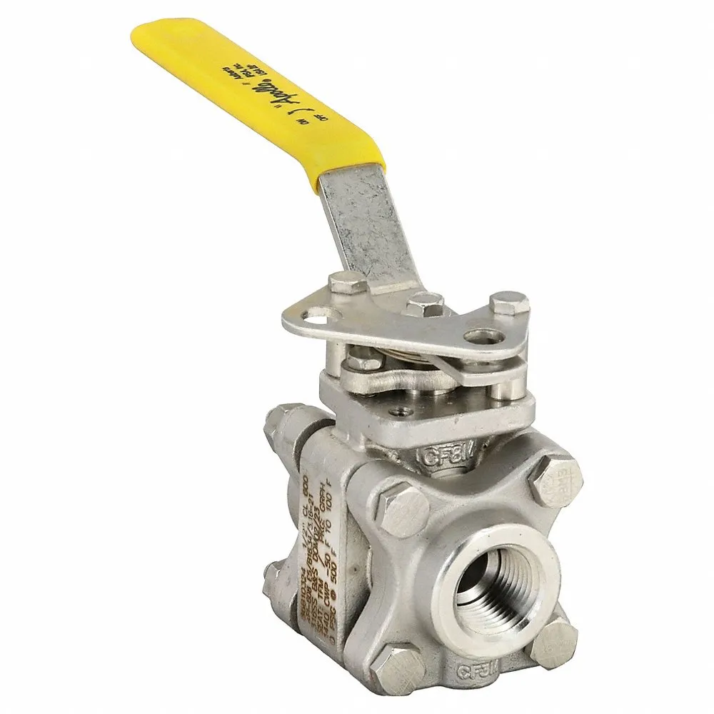 APOLLO VALVES 86B-103-24 Stainless Steel Fire Safe Ball Valve Fnpt 1/2 In | AC8WCB 3EFD2