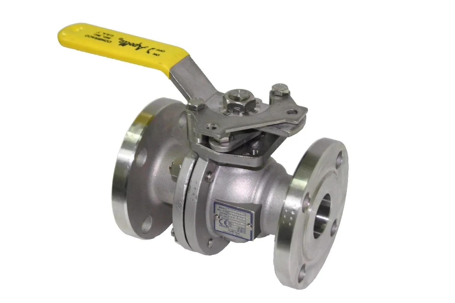 APOLLO VALVES 87A20A76 Ball Valve, Size 4 Inch, Full Port, Stainless Steel, Live Load | BZ3AEC