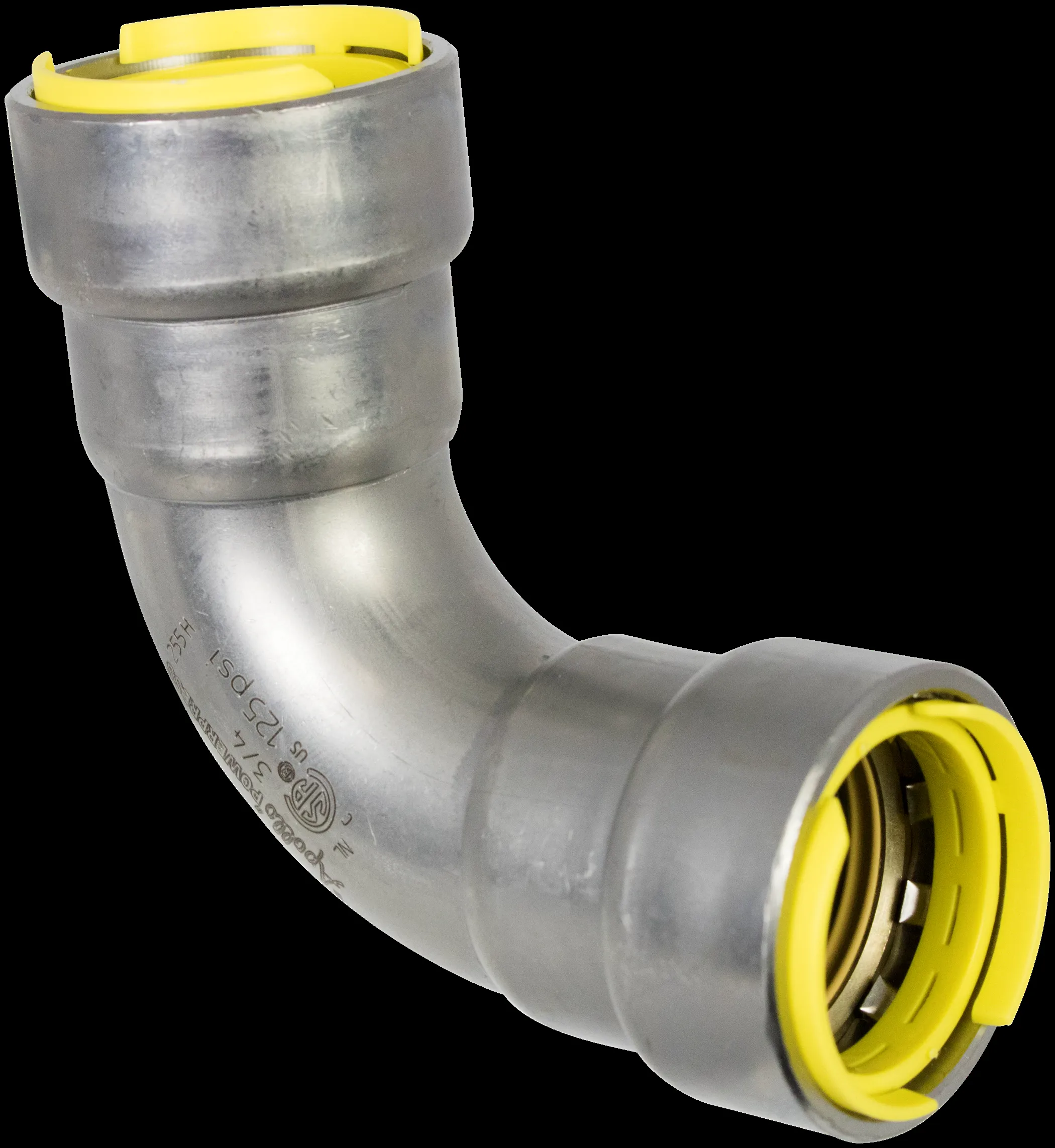 APOLLO VALVES PWR7481430 Gas Elbow, Size 1 Inch, 90 Degree | CA4XKY