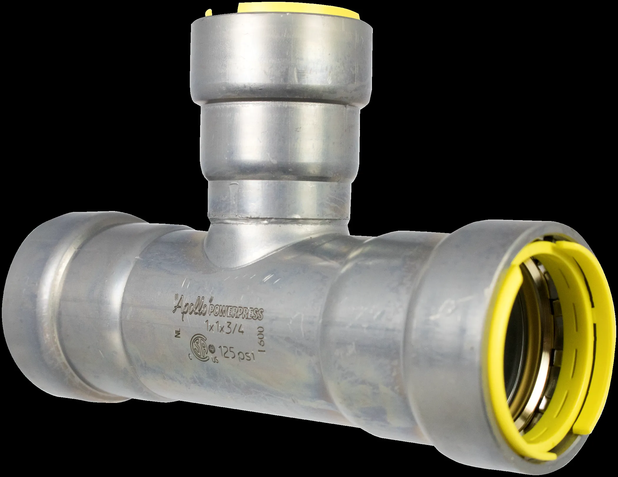 APOLLO VALVES PWR7481837 Tee Handle, Gas, 2 x 2 x 1-1/2 Inch Size, Powerpress | CB7FPT