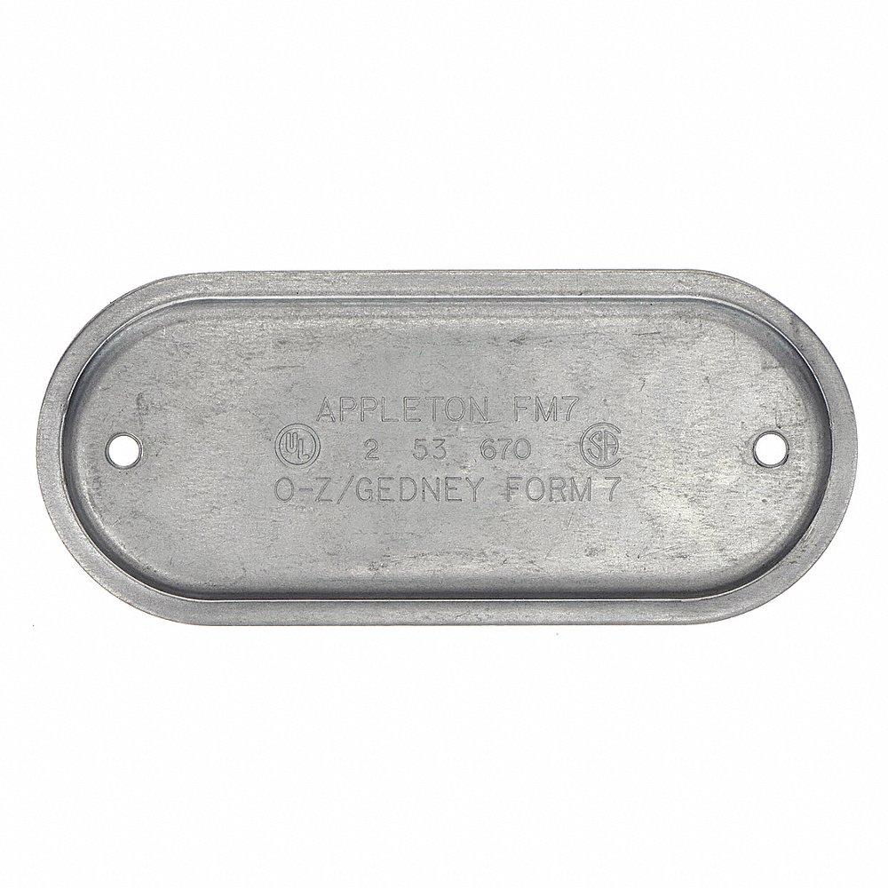 APPLETON ELECTRIC APP870IG Cover for Conduit Access Fitting, 2 1/2 and 3 Inch Trade, Steel, Screw In | AA2QBV 10Y661
