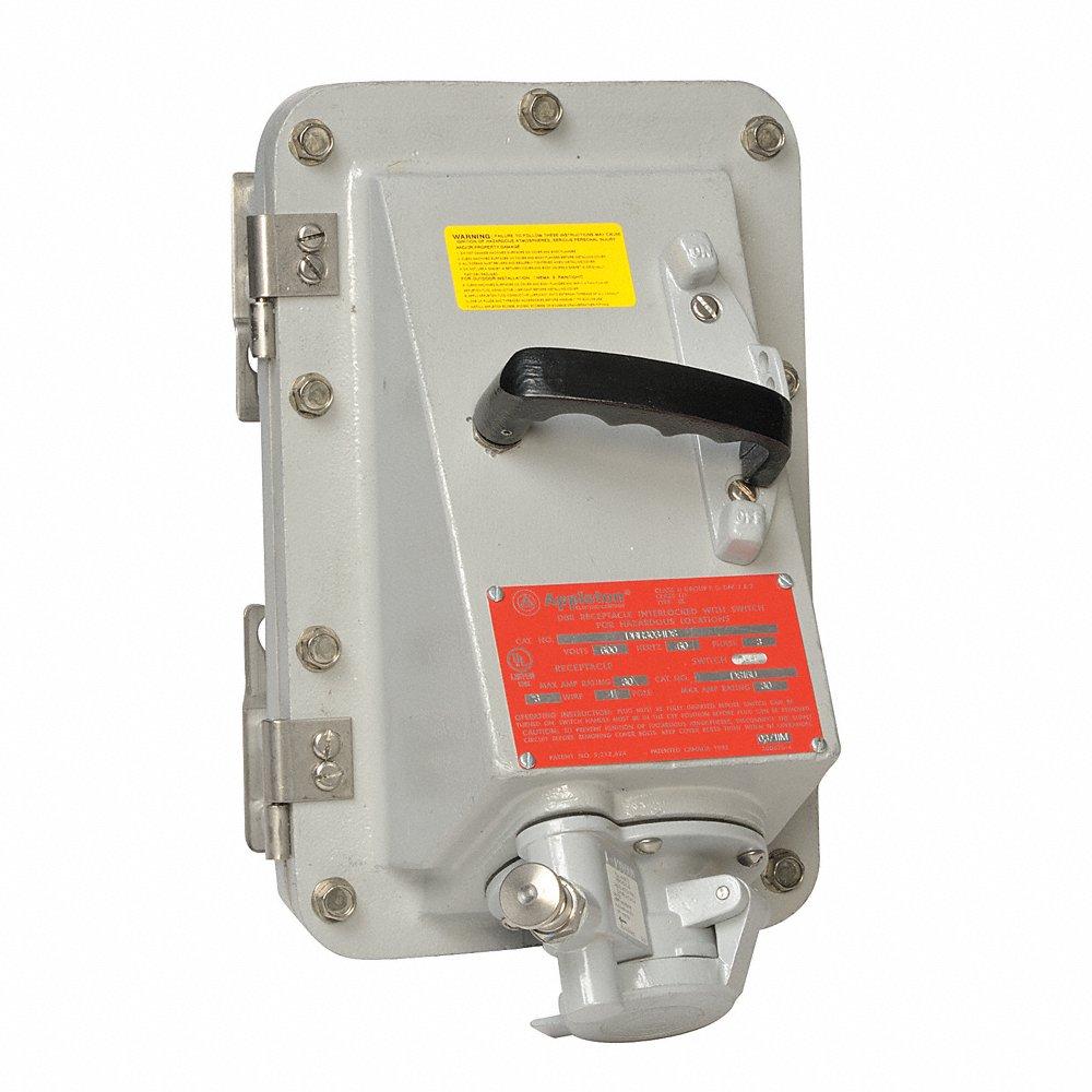 Receptacle, 60 A, 600V AC, Metallic