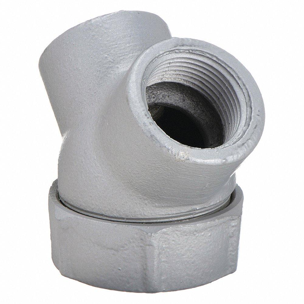 APPLETON ELECTRIC ELBY-75A Capped Elbow, Powder Coated, 3/4 Inch Trade, NPT, Aluminum | AF2FEM 6RUL6