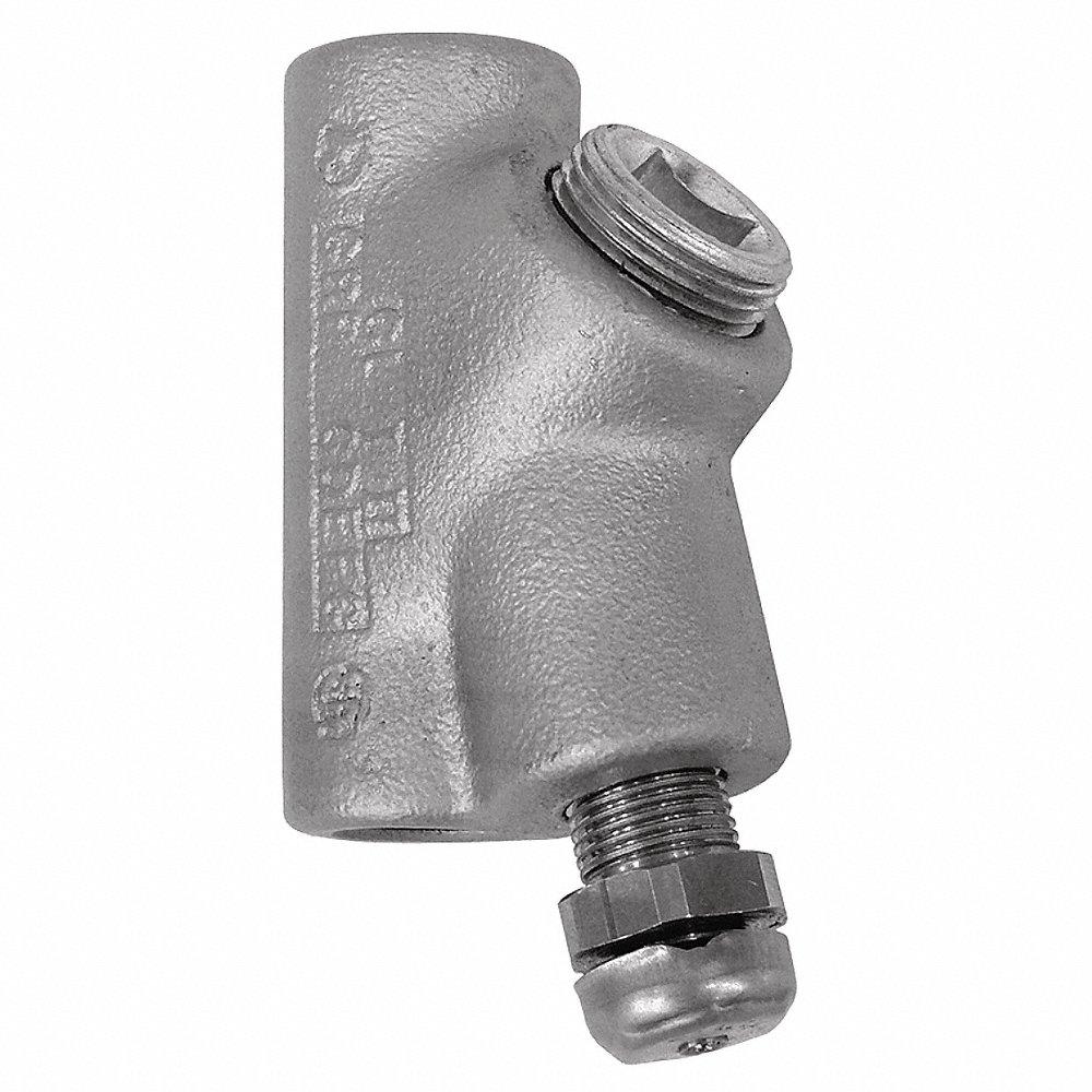 APPLETON ELECTRIC EYDEF50AL Sealing Fitting, Vertical, 1/2 Inch Trade, Female, 3 11/16 Inch Length, Aluminum | AA2PCD 10W512