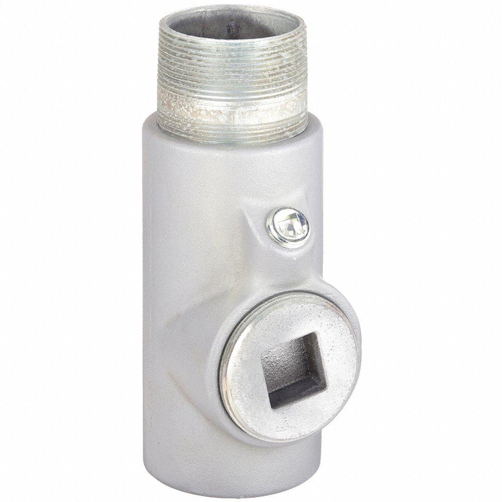 APPLETON ELECTRIC EYS-0146 Sealing Fitting, Vertical & Horizontal, 6 Inch Trade, Male, 12 1/8 Inch Length, Iron | AA2NRU 10V052