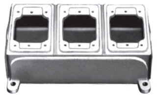 Cast Hub Device Box, With Lug