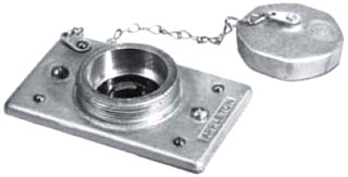 Receptacle, With Weatherproof Cover, 250V, 15A