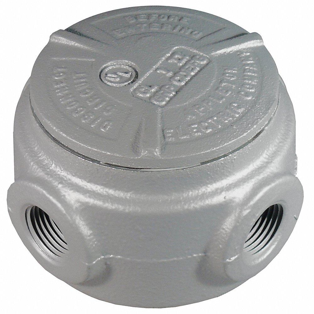 APPLETON ELECTRIC GRJS50 Conduit Outlet Body, 1/2 Inch Trade, XAT Body, 7.3 cu. in. Body Capacity, Iron | AF2FJU 6RVA8