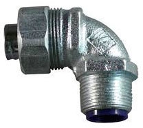 APPLETON ELECTRIC PG903811STB Liquid Tight Connector, 90 Deg. Bend, 3/8 Inch Size | BK2UQA