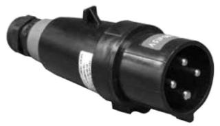 APPLETON ELECTRIC PRE332PY Plug, 32A, 100V-130V | BK2UVA