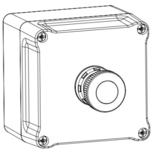 APPLETON ELECTRIC U21W2D3 Control Station, Polyester | BK2XFA