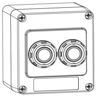 APPLETON ELECTRIC U81W4A3A3 Control And Pendant Station, Aluminium | BK2YXP