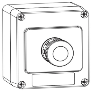 APPLETON ELECTRIC U81Z3B3 Control And Pendant Station, Aluminium | BK2ZBF