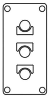 Legend Plate, Large, Plastic